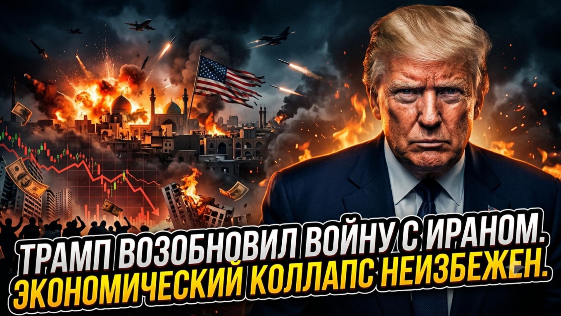 💥 Трамп vs Иран: Война началась. Мировой экономический крах неминуем