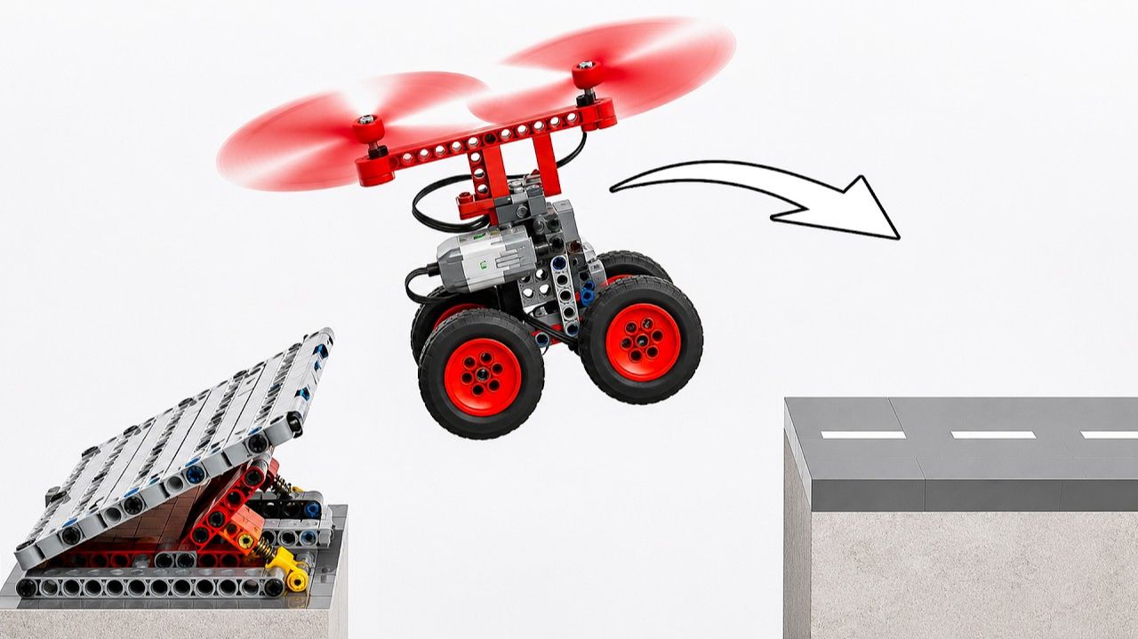 Летающий автомобиль LEGO против растущего невозможного разрыва