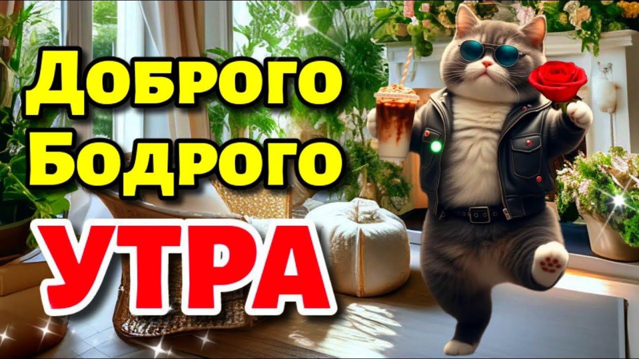С Добрым Утром! Пусть это утро будет самым лучшим! Красивая песня для вас смотреть онлайн