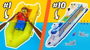 Я потопил LEGO ЛОДКИ...