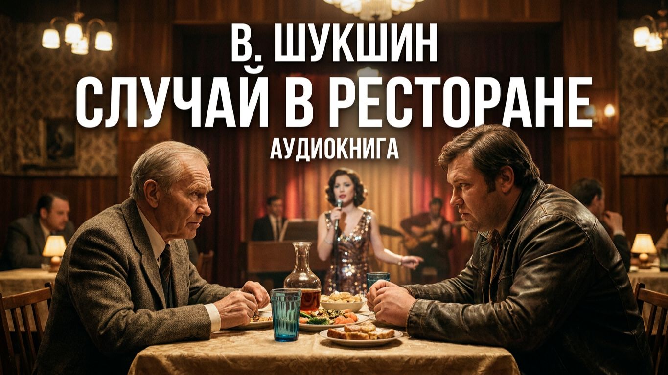 Василий Шукшин. Случай в ресторане. Аудиокнига.