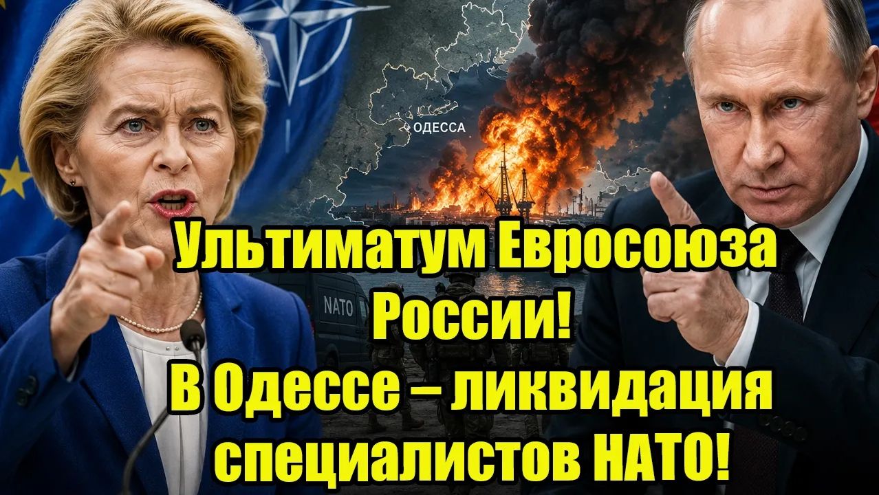ЕС выдвинул России ультиматум. Жесткий ответ РФ. Огненный привет НАТО в Одессе!