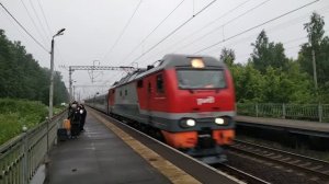Поезд № 15 из Мурманска в Москву близ Мги, июнь 2026 г.