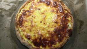 Наконец - то испекла Галету с перцем и сыром)