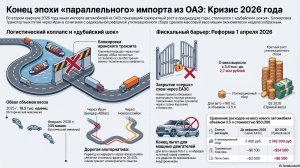 Импорт авто из ОАЭ в РФ 2026