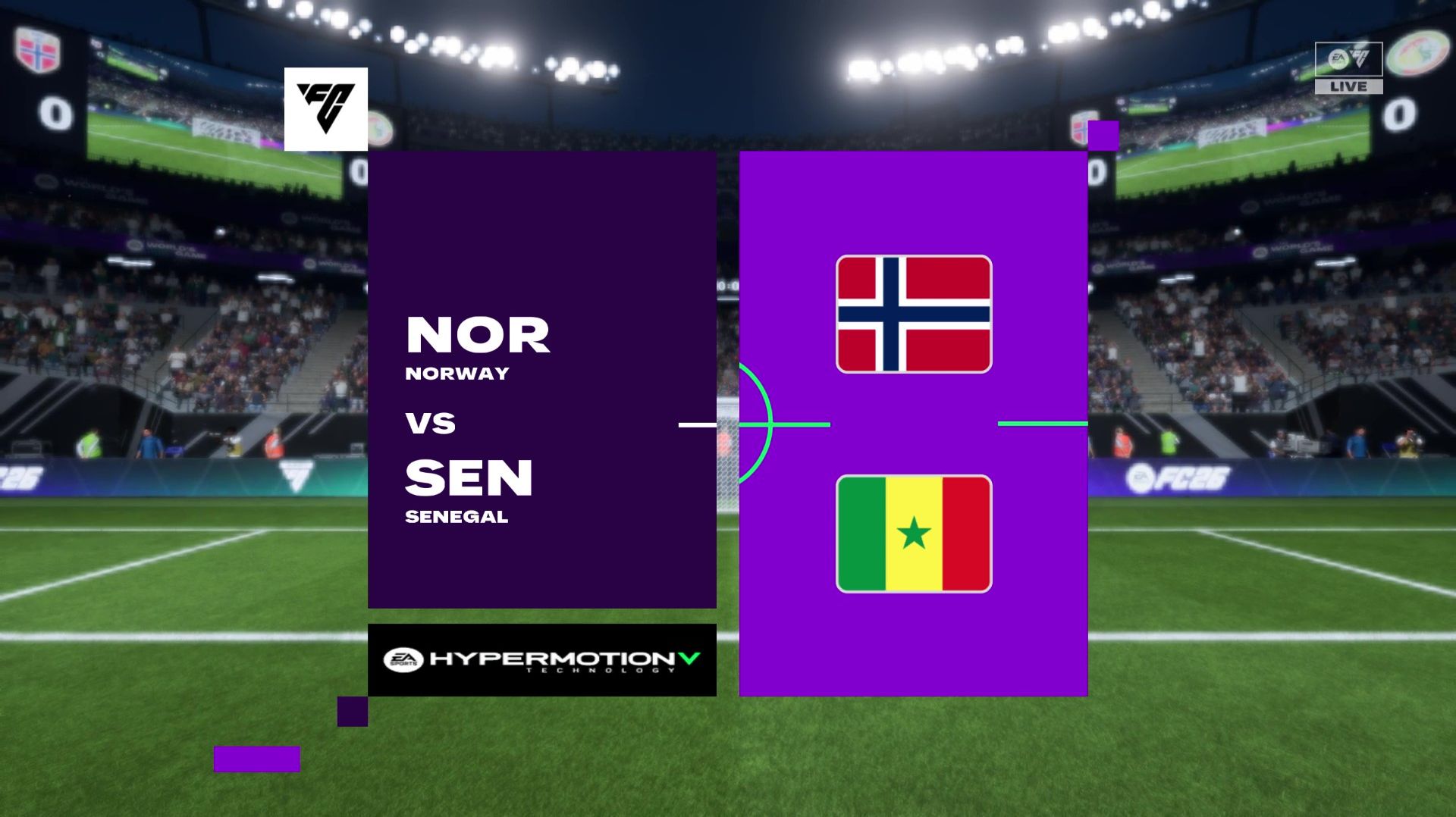 Норвегия - Сенегал Чемпионат Мира 2026 игра FC26