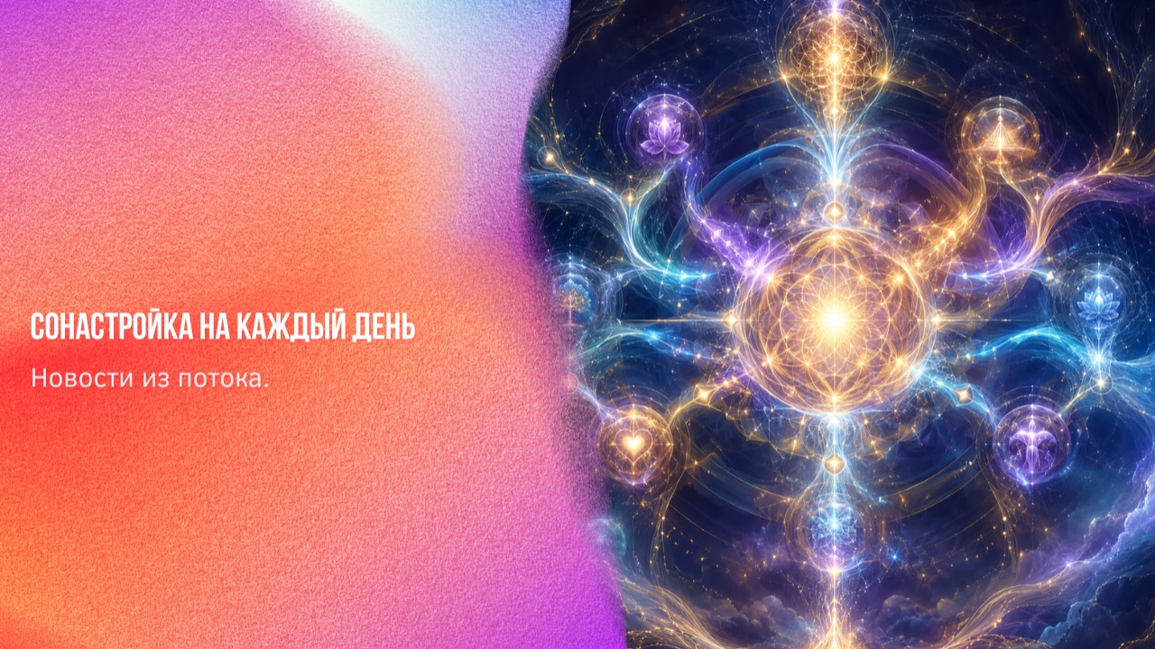 Новости из потока. Сонастройка на каждый день | Ченнелинг Numerorum смотреть онлайн