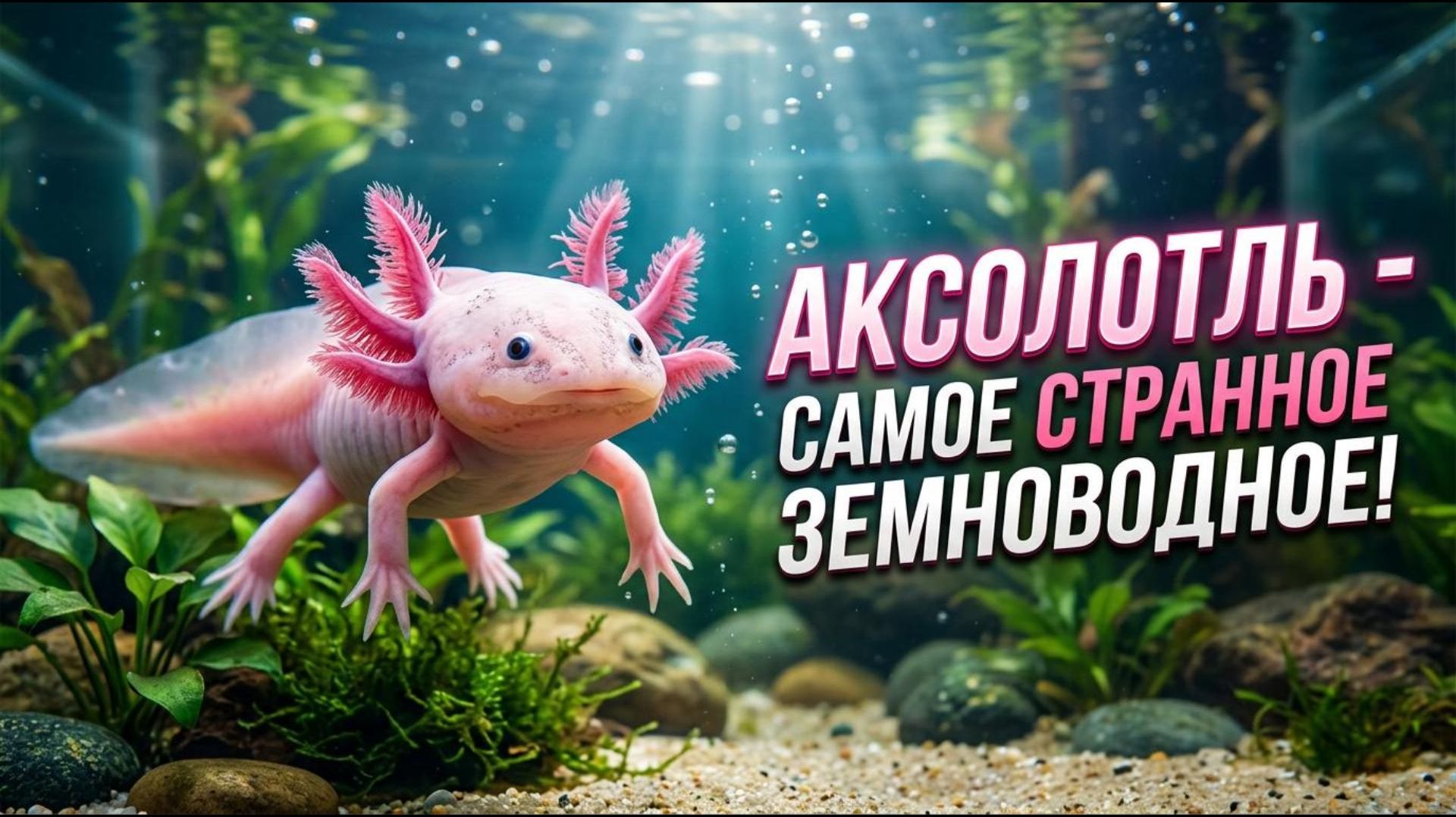 АКСОЛОТЛЬ - Самое Странное Земноводное Планеты!