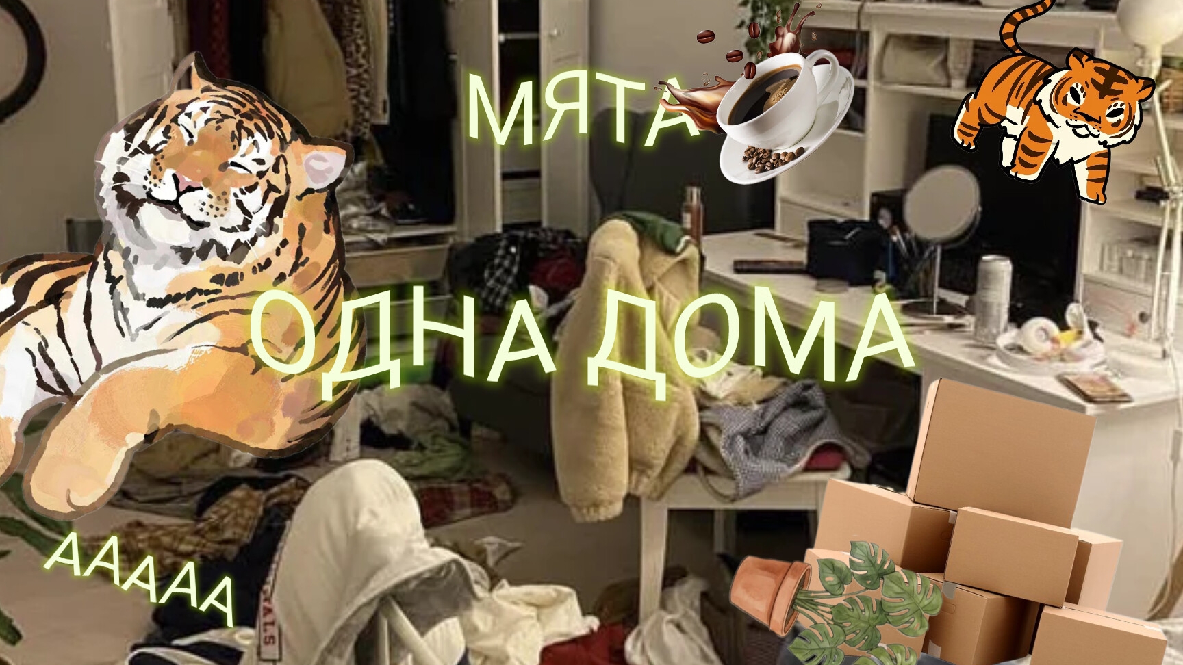 🌿😳 Мята одна дома! Что???