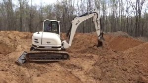 Работа экскаватора Terex-Schaeff HR 32