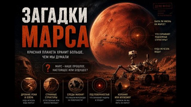 Загадки Марса — что скрывает Красная планета