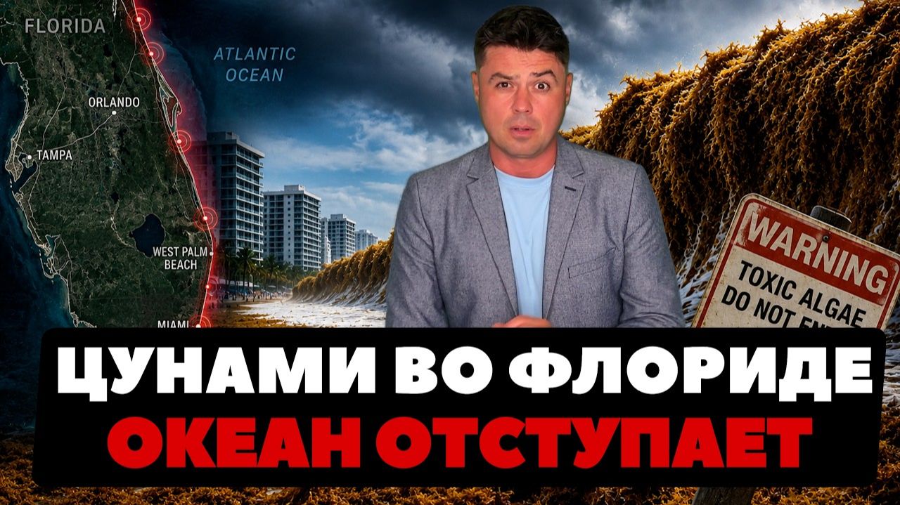 Вонючее Цунами в США. Зона бедствия в Океане.   (Ньюс Ток | НОВОСТИ ИЗ США | Артюхов)