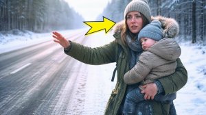 Муж выгнал жену с ребëнком на мороз...Но когда узнал, кто еë подобрал....