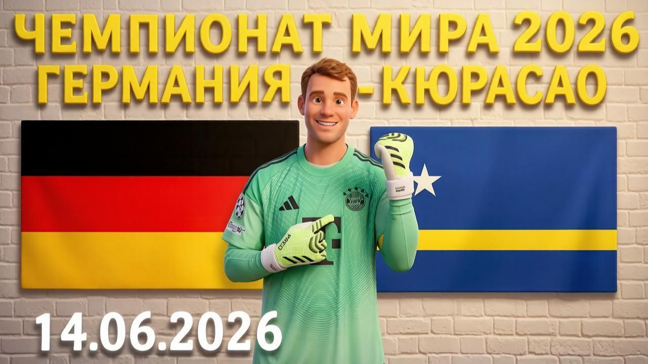 Германия - Кюрасао: 6 исходов с высоким кэфом #германия #кюрасао #чм2026 #чм #чемпионат #прогноз
