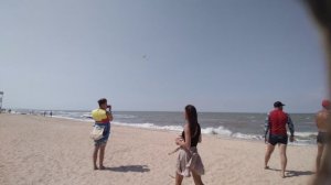 Надели железы перед полётом на пароплане над Азовским морем, последнии приготовления