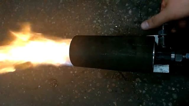 Горелка на отработке
