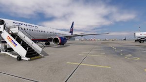 X Plane 12 Москва(UUEE) - Киров(USKK) BOING 737-800 AEROFLOT в сети Vatsim