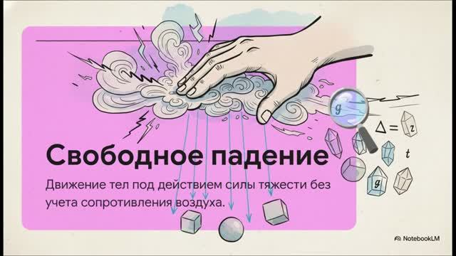 Физика 10 класс § 13 Движение с постоянным ускорением свободного падения