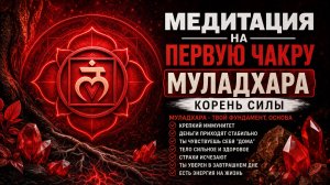 Медитация на баланс первой чакры Муладхары.