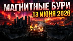 Магнитные бури 13 Июня 2026 года: Повторение великих катастроф прошлого?