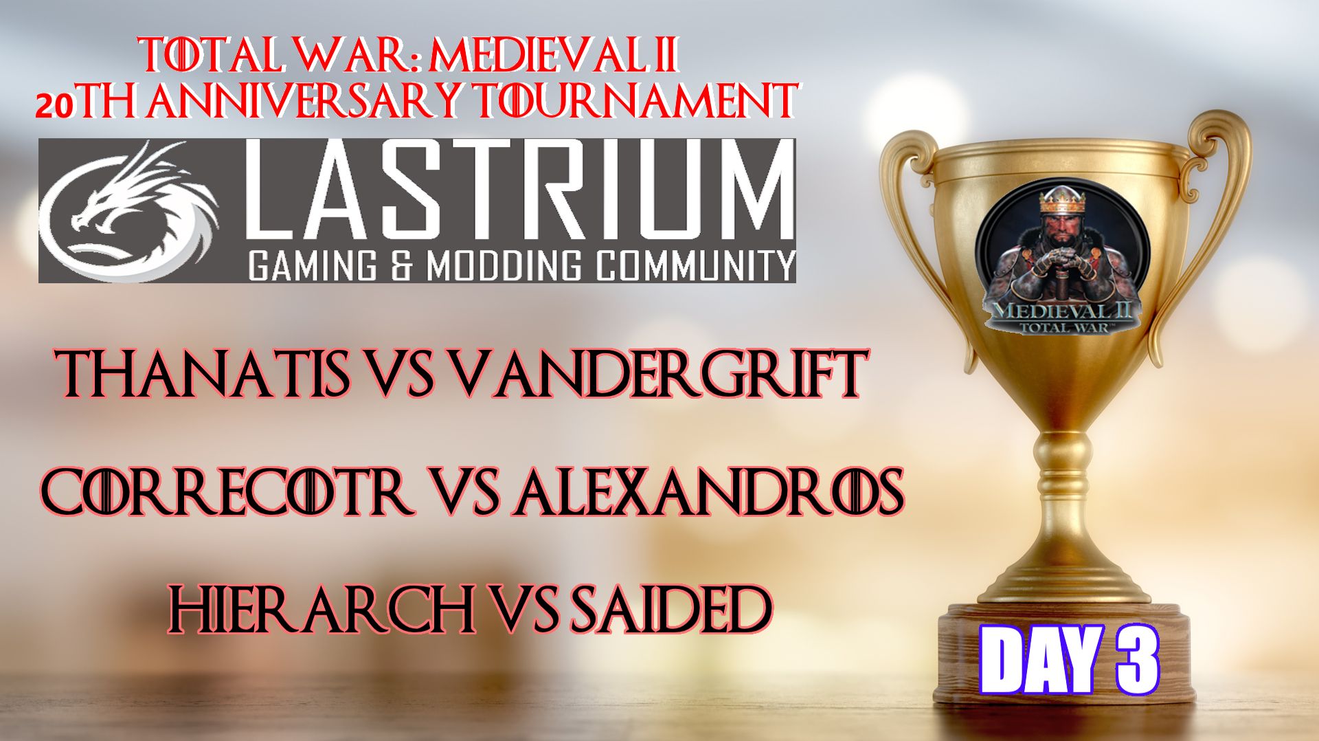 Medieval 2: Total War 20th Anniversary Tournament 🏆День 3 | Квалификация (Qualification)