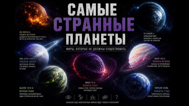 Самые странные планеты во Вселенной