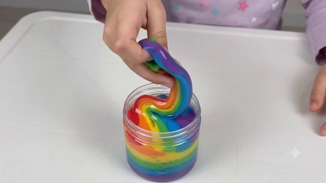 слайм асмр для детей .Девочка