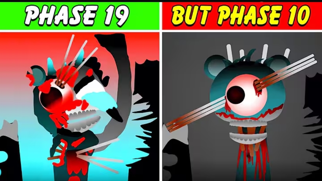 sprunki phase 19 и 10 (оригиналы) но 10 фаза поёт 19 фазу😱😱