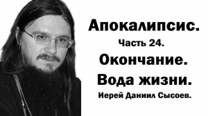Апокалипсис. Окончание. Вода жизни. Часть 24. Иерей Даниил Сысоев.