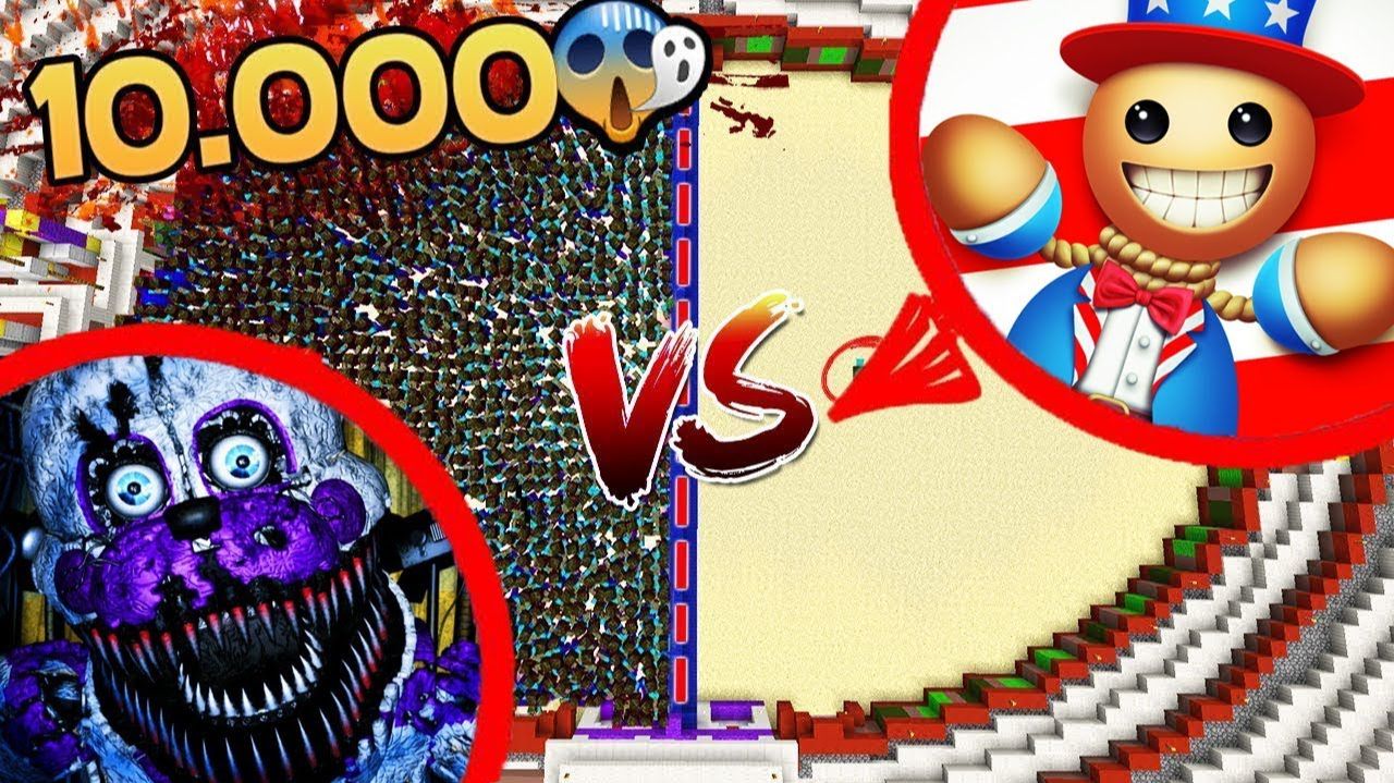 АРМИЯ 10.000 АНТИСТРЕСС БАДИ ПРОТИВ ФРЕДДИ ФНАФ 7 СПАСТИ НУБА Kick the Buddy ТРОЛЛИНГ FNAF MINECRAFT смотреть онлайн