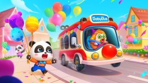 Маленькая Панда | Водим Школьный Автобус | Мультфильмы Шерифа Лабрадора | BabyBus