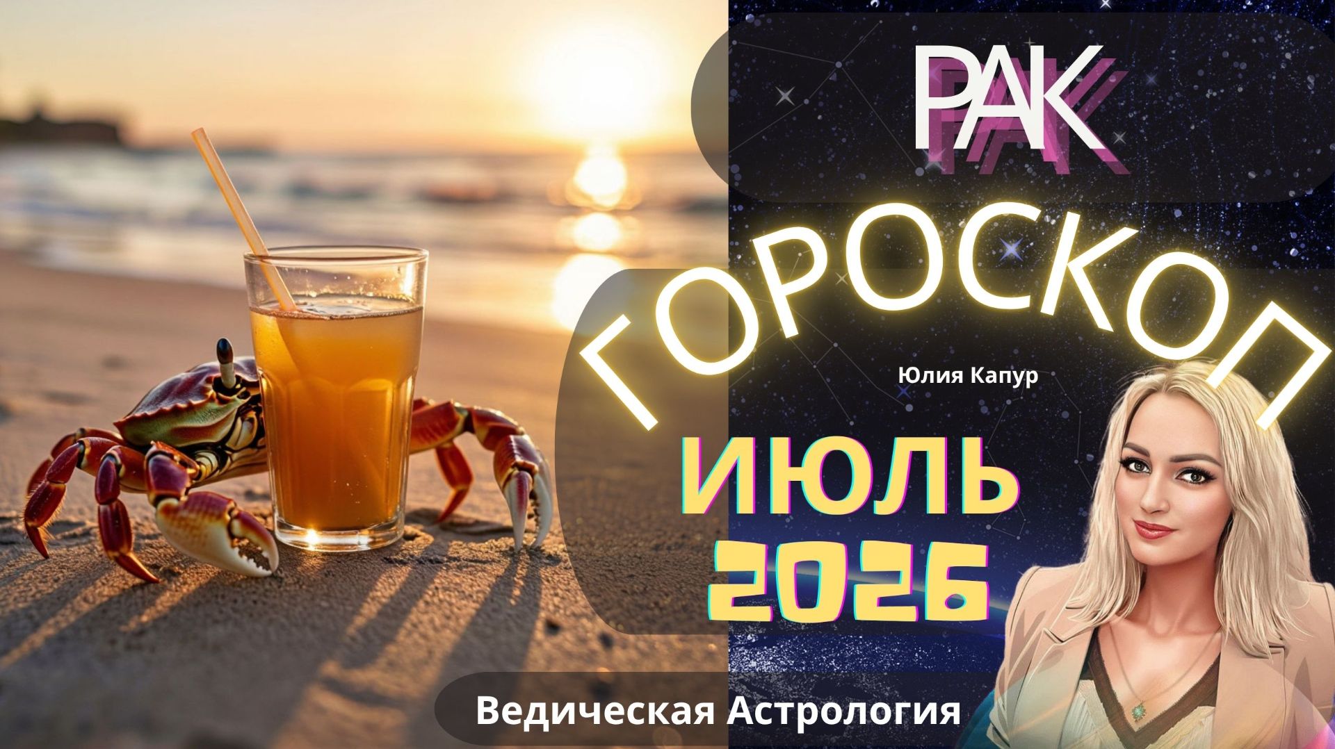 ♋Рак - гороскоп на Июль 2026 года. От Юлии Капур