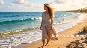 Aube sur la mer