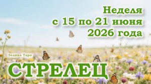СТРЕЛЕЦ | ТАРО прогноз на неделю с 15 по 21 июня 2026 года