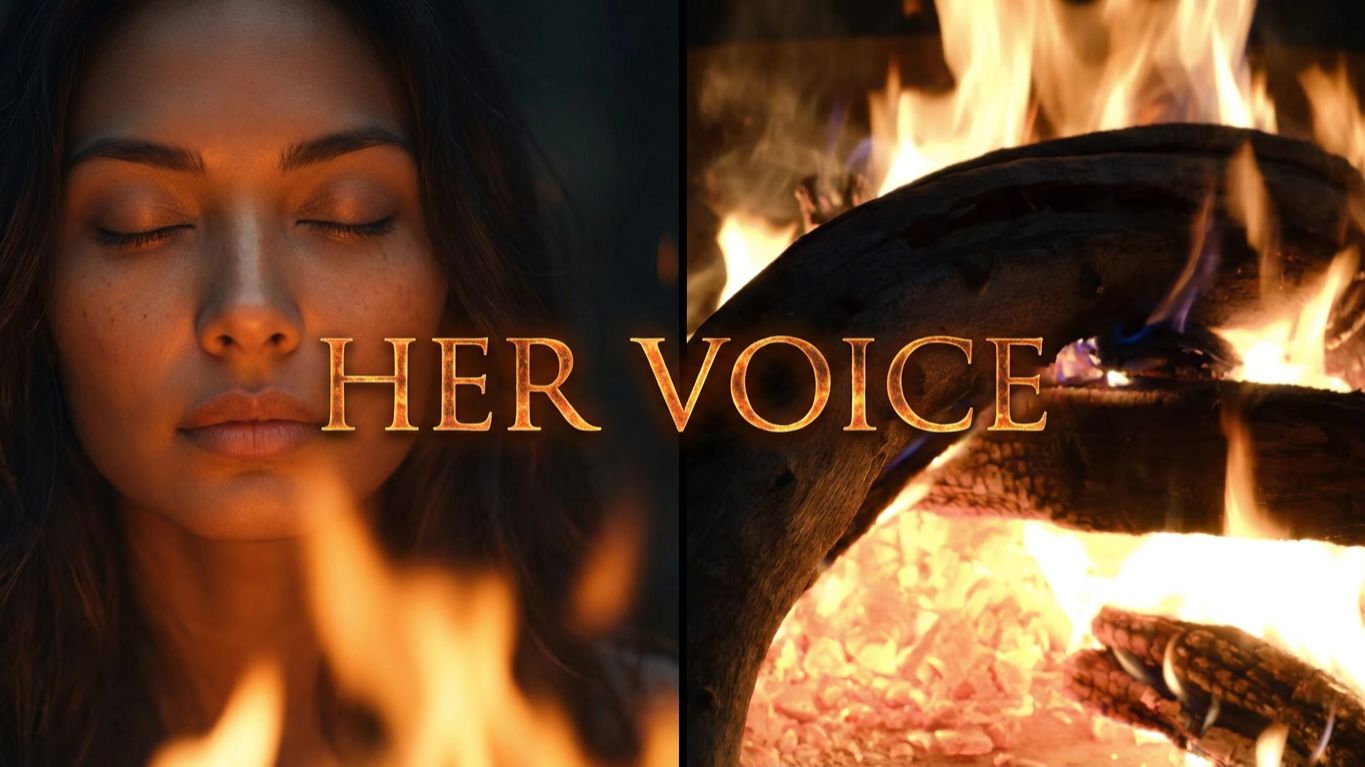 🔥 FLAMES OF HER VOICE  Hypnotic Female Ambient Mix