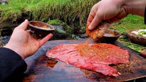 Focaccia STEAK Sandwich on the Fire