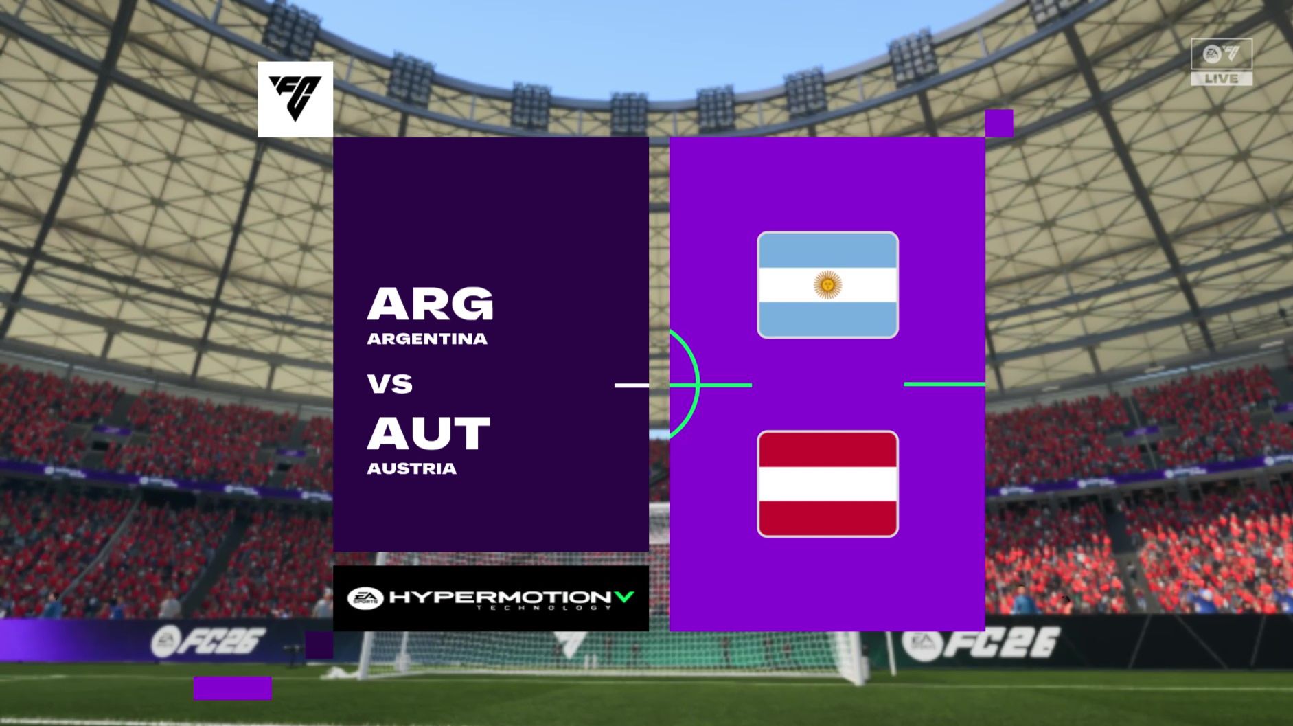 Аргентина - Австрия Чемпионат Мира 2026 игра FC26