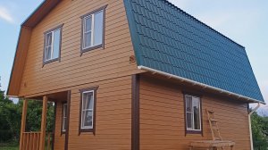 дом баня с мансардой