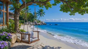 ЛЕТНИЙ ДЖАЗ У МОРЯ 🌴🌊 УЮТНЫЙ ПЛЯЖНЫЙ ОТДЫХ ДЛЯ РАССЛАБЛЕНИЯ И СНА