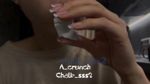 Печеньки, сухой и мокрый мел, глина/Chalk_sss2/ASMR 🐑🍧