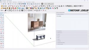 Создаем комод в SketchUp : от референса до готового проекта