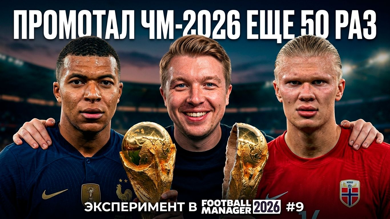 ПРОМОТАЛ ЧМ-2026 ЕЩЁ 50 РАЗ | АБСУРДНЫЕ ПРОГНОЗЫ ОТ FM26