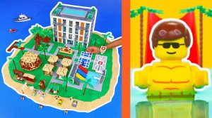 Я построил ЧАСТНЫЙ ОСТРОВ LEGO...