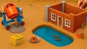 ИГРАЕМ В СТРОЙКУ. Строительство мини-кирпичного дома своими руками