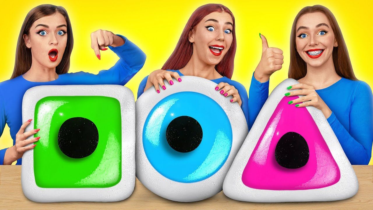 Геометрический челлендж с едой # Еда разных форм с TeenDO Challenge смотреть онлайн
