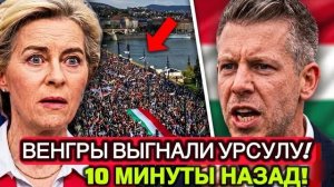 КОНЕЦ ИГРЫ  ВЕНГРИЯ СВЕРГАЕТ УРСУЛУ — БУДАПЕШТ ВОССТАЁТ, ФОН ДЕР ЛЯЙЕН ТЕРЯЕТ КОНТРОЛЬ.