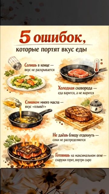 Портит вкус еды