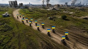 Крупные украинские мотоциклетные отряды вторглись в Россию / Российская война