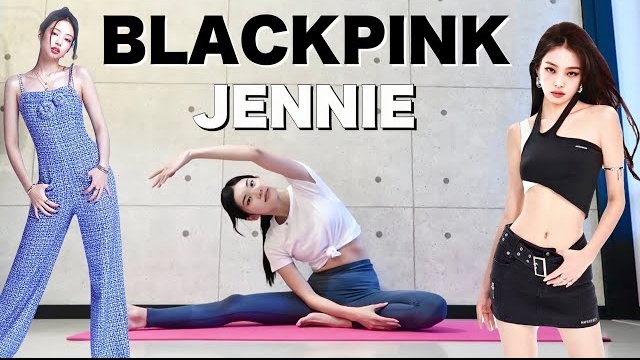 Hinafit-BLACKPINKジェニもやってる！🩷脚やせ＆ヒップアップピラティストレーニング＆ストレッチ🖤【ダイエット】
