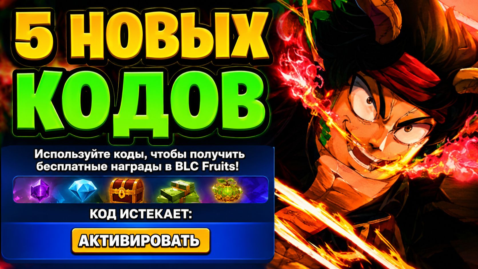 ВСЕ РАБОЧИЕ КОДЫ BLOX FRUITS 2026! ПОЛУЧИ ТОП ФРУКТЫ БЕСПЛАТНО